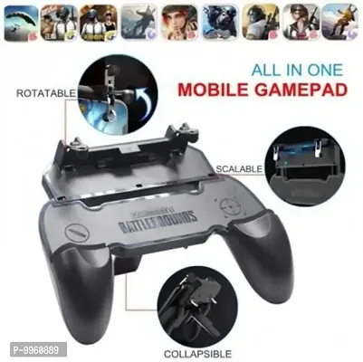 Good Quality Pubg Game Gamepad For Mobile Phone Game Controller W10 Shooter Trigger Fire Free Button Gamepad Gamepad Gamepad&nbsp;&nbsp;(Black, For Wii)-thumb2