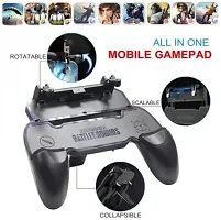 Game Pad Controller L1R1 Gaming Shooter Mobilie Gaming Console With Stand And Dual Triggers For All Phone Gamepad&nbsp;&nbsp;(Black, For Android, IOS)-thumb1
