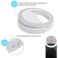 Hot Sale Rechargeable Mini LED Selfie Lamp Ring Light Fill Light Phone Flash Light Ring Flash&nbsp;-thumb1