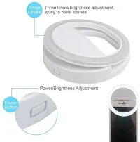 Night LED Selfie Flash Ring Light With 3 Level Of Brightness For Video Photo Shoot Ring Flash-thumb1
