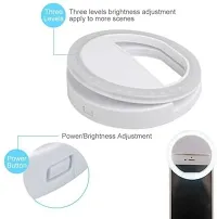 Portable LED Ring Selfie Light For All Smartphones, Tablets Enhancing Ring Light With 3 Level Of Brightness For Photography Video Calling (Smart Phones Laptop Tablet) 36 LED Ring Flash-thumb1