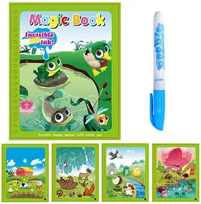 Water Book Unlimited Fun With Drawing Reusable Water-Reveal Activity Pad- Pack Of 3