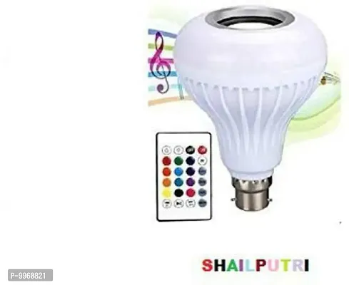 LED Wireless Light Bulb Speaker, RGB Music Bulb, B22 Base Color Changing With Remote Control For Party, Home,-thumb0