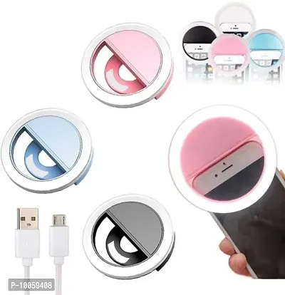 New Fit Design Mini Selfie Ring Light Enhancing Photography Portable Battery Camera Phone Photography 3 Levels Selfie LED Flash Light For All Smartphone Ring Flash&nbsp;-thumb0