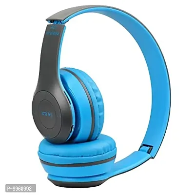 &nbsp;&nbsp;P47 Wireless Bt Sports Earphone With Mic Portable FM Headphone Bluetooth Headset&nbsp;&nbsp;(Red, On The Ear)-thumb0