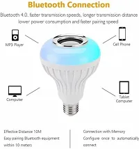 Bluetooth Music Bulb Smart B22 12 Watt LED RGB Light Lamp Speaker Wireless Color Changing 24 Keys Remote Control Satg01 Smart Bulb-thumb1