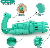 Electric Bubble Gun Toy+ 200 Ml Liquid Bottle Solution Multicolor Guns And Darts&nbsp;&nbsp;(Multicolor)-thumb1