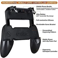 Good Quality Pubg Game Gamepad For Mobile Phone Game Controller W10 Shooter Trigger Fire Free Button Gamepad Gamepad Gamepad&nbsp;&nbsp;(Black, For Wii)-thumb2