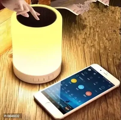 Attractive Portable Led Touch Lamp Wireless Bluetooth Speaker-thumb0