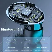 Super Hd Bass T-2 Bluetooth Earbuds With Built-In Power Bank Bluetooth Headset&nbsp;&nbsp;(Black, True Wireless)-thumb3