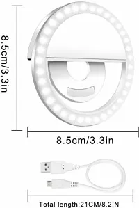 Hot Sale Rechargeable Mini LED Selfie Lamp Ring Light Fill Light Phone Flash Light Ring Flash&nbsp;-thumb3