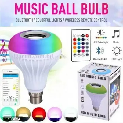 Bulb With Blue-Tooth Speaker Music Light Bulb RGB Light Ball Bulb Colorful Lamp With Remote Control For Temple Bulb, Home, Bedroom, Living Room, Party Decoration