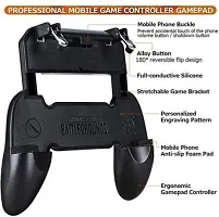 Super Quality Gamepad Pubg Game Controller W10 Alloy Metal Triggers L1 R1 Shooting Aim Button Handle Joystick Compatible With All Smartphones Gamepad&nbsp;&nbsp;(Black, For Wii)-thumb2