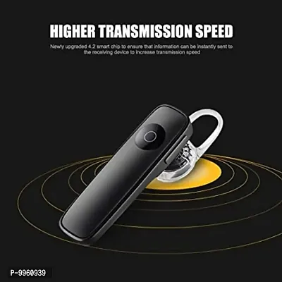 Latest Pure Wireless Bluetooth Headphones, Headset With Mic And Sound Button Earphone For Mi Note 5/6/7 Pro, 6A, Y2, A2, A1, Y3 All Smartphones (Black)-thumb0