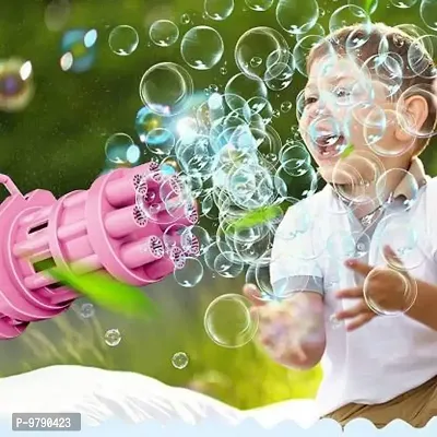 New Bubble Machine Bubbles For Kids Cool Toys Electric Bubble Gun And Toy Gun, Guns And Darts&nbsp;&nbsp;(Black)-thumb0