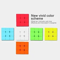 Premium Sticker Less Speed Cube 3X3X3 Cube Puzzle (Train Your Brain)nbsp;nbsp;(1 Pieces)-thumb2