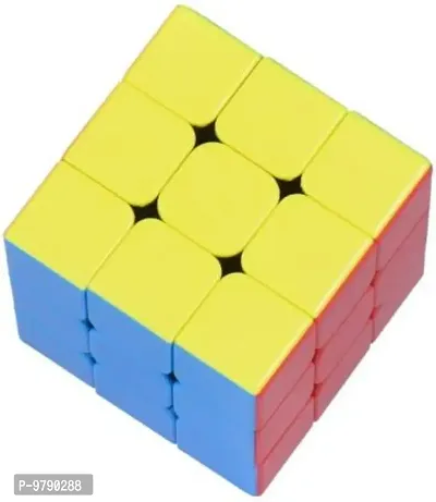 High Speed Stickerless Magic Puzzle Cube Game Toy ,Multicolor&nbsp;&nbsp;(1 Pieces)-thumb0