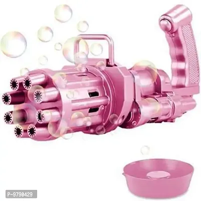 Bubbles Gun For Kids Cool Toys Gift Electric Bubble Gun Pack Of 1 Water Gun&nbsp;&nbsp;(Multicolor)-thumb0