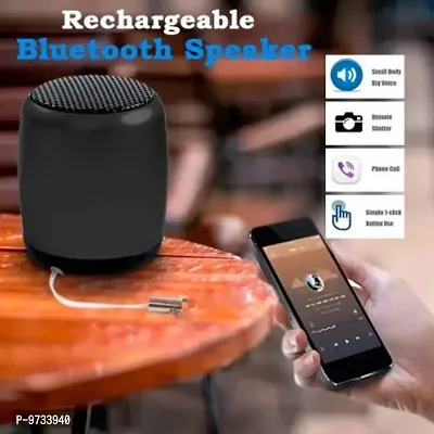 Trendy Ultra Mini Boost Portable Wireless Speaker For Indoor Outdoor Multipurpose Use