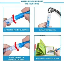 Reusable Water-Reveal Activity Pad, Chunky-Size Water Pen -Random Design&nbsp;&nbsp;-Kids Help, Kids- Pack Of 3-thumb1