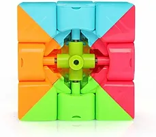 Premium Sticker Less Speed Cube 3X3X3 Cube Puzzle (Train Your Brain)nbsp;nbsp;(1 Pieces)-thumb1
