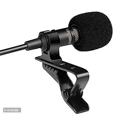 Microphone for YouTube | Collar Mike for Voice Recording | Lapel Mic Mobile, PC, Laptop, Android Smartphones, DSLR Camera Microphone-thumb0