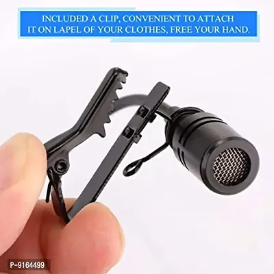 Microphone for YouTube | Collar Mike for Voice Recording | Lapel Mic Mobile, PC, Laptop, Android Smartphones, DSLR Camera Microphone-thumb2