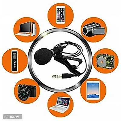 Microphone, Earphone for calls, Video Conferences, and Monitoring, black, small-thumb0