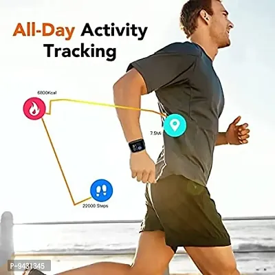 Sport Smart Watch Fitness Tracker Intelligent Bracelet Id 116 plus Smart Watch Strap  (Black)-thumb4