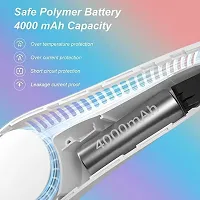 Portable Bladeless Hanging Rechargeable Neck Fan with 360 degree Air Cooling for personal use | Safe Polymer Battery 4000mAh-thumb4