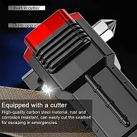 Rechargeable Torch Flashlight,Long Distance Beam Range Car Rescue Torch with Hammer Window Glass and Seat Belt Cutter Built in Mobile USB Fast Charger Power Bank-thumb3