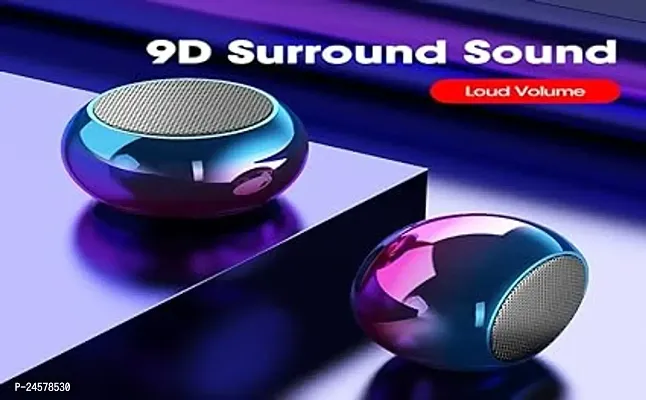 Mini M3 JBi Boost M3 Bluetooth Speaker 10 W Bluetooth Speaker (Multi Rainbow, 2.0 Channel)-thumb0