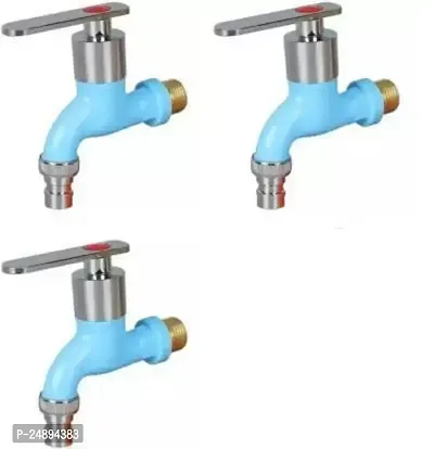 Pvc Miami Nozzle Bib Cock Tap pack fo 3-thumb0