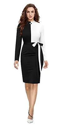 The Bebo Women Bodycon Dress Round Neck-thumb3