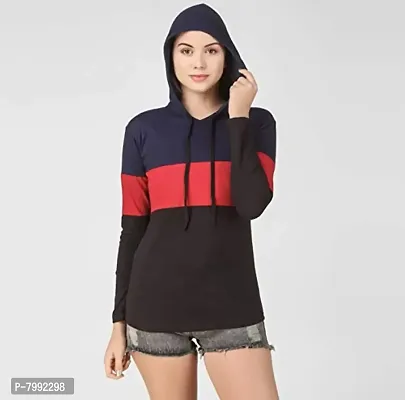 The Bebo Latest Collection Women's T-Shirts Hooded Neck-thumb3