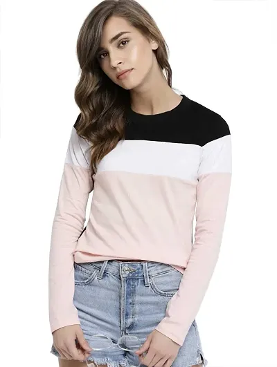 GLAMGIRLS Womens Full Sleeve Round Neck Top