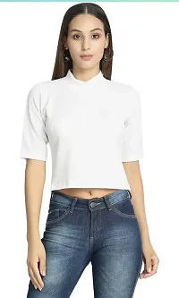 The Bebo Women's Slim Fit Crop Top-thumb3