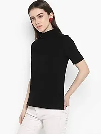 The Bebo Casual Wear Cotton Blend Top for Women, Black(GIRLSTOP-68)-thumb2