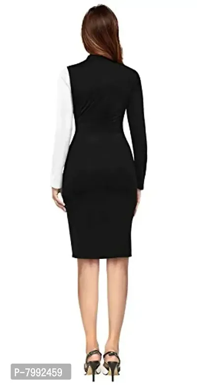 The Bebo Women Bodycon Dress Round Neck-thumb5