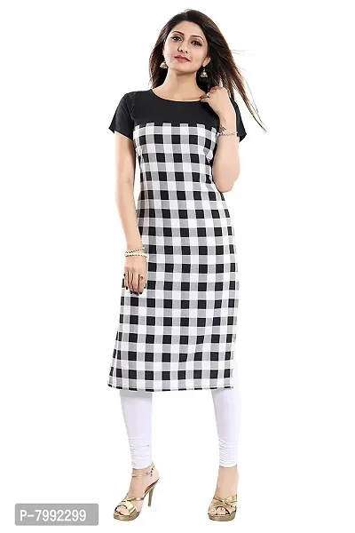 the bebo Attractive White Crepe Kurti for Women