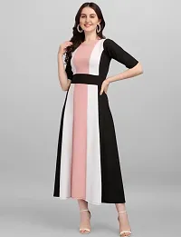 GLAMGIRLS Longdress for Women, Polyester - Pink-thumb2