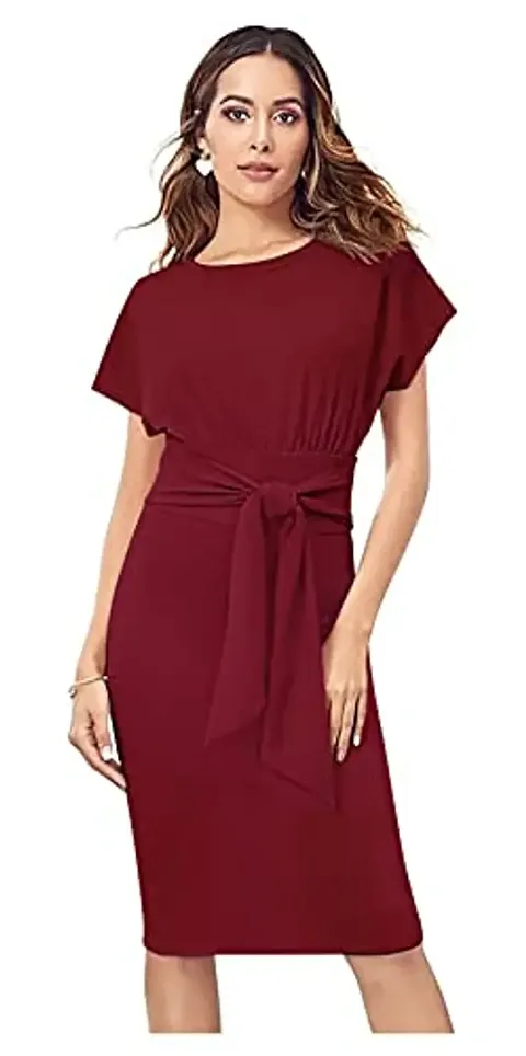 The Bebo Women Dress Half Sleeve Flare Dress