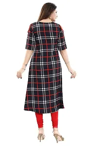 THE BEBO BROWN CREPE KURTI FOR WOMEN-thumb2