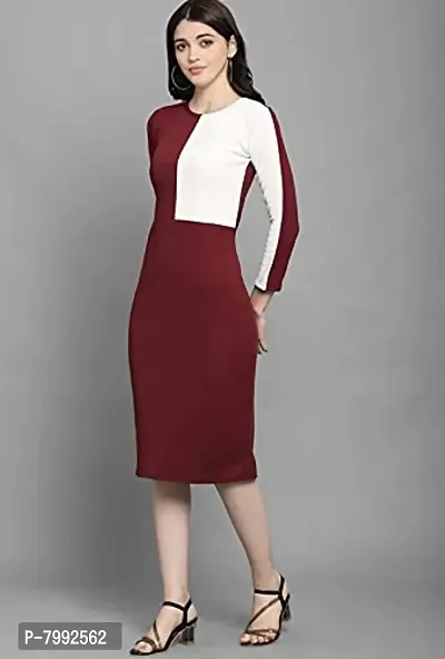 The Bebo Women Dress Half Sleeve A line Dress-thumb3