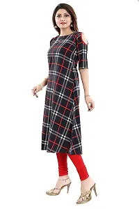 THE BEBO BROWN CREPE KURTI FOR WOMEN-thumb1