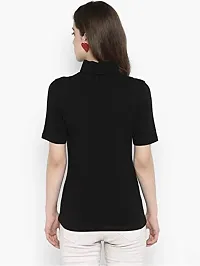 The Bebo Casual Wear Cotton Blend Top for Women, Black(GIRLSTOP-68)-thumb1