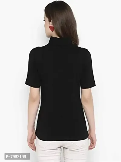 The Bebo Casual Wear Cotton Blend Top for Women, Black(GIRLSTOP-68)-thumb2