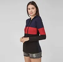 The Bebo Latest Collection Women's T-Shirts Hooded Neck-thumb1