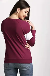 The Bebo Casual Wear Cotton Blend Top for Women, Purple(GIRLSTOP-71)-thumb1