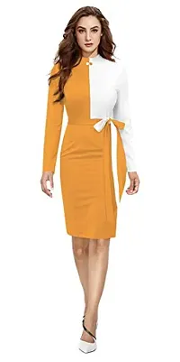 The Bebo Women Bodycon Dress Round Neck-thumb1